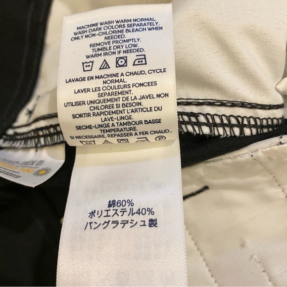 Lands’ End 18W Cargo Pants Black Womens Mid Rise Oeko-Tex UPF Hiking Active - Picture 8 of 11